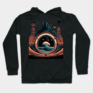 Ocean and Astronauts Helm Hoodie